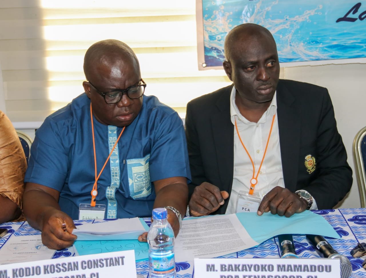 Kodjo Kossan Constant (PCA USCAPA-CI) & Bakayoko Mamadou (PCA FENASCOOP-CI)