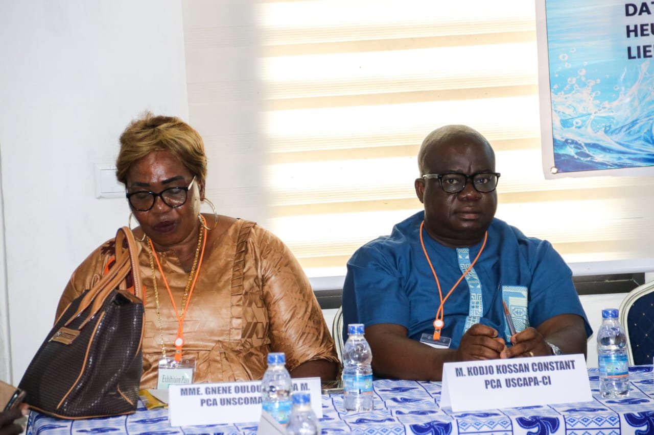Mme Gnene Oulouagna M. (PCA UNSCOMAFHA-CI) & Kodjo Kossan Constant (PCA USCAPA-CI)
